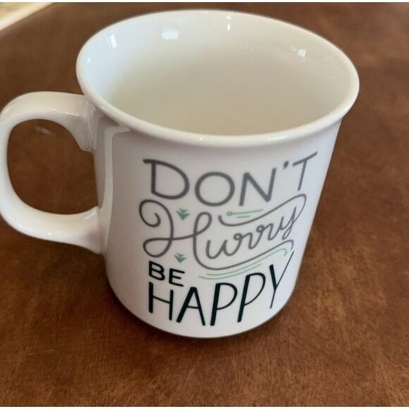 Dont Hurry Be Happy Ceramic Mug By Genuine Fred - Picture 3 of 6